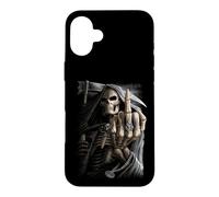 Carcasa para iPhone 16 Plus Oficial Spiral Bone Finger Skeleton Gothic Fantasy