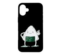 Carcasa para iPhone 16 Plus Onigiri Muestra el Signo de la Paz
