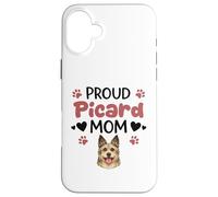Carcasa para iPhone 16 Plus Orgullosa Madre De Picard, Perro Pastor Picardo