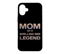 Carcasa para iPhone 16 Plus Orgullosa Mamá De Una Leyenda De La Abeja De Ortografía Ganadora