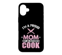 Carcasa para iPhone 16 Plus Orgullosa Mamá Impresionante Cocinar Mamá
