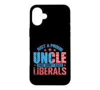 Carcasa para iPhone 16 Plus Orgulloso tío Conservador Anti-Liberal