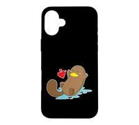 Carcasa para iPhone 16 Plus Ornitorrinco Enamorado