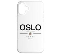 Carcasa para iPhone 16 Plus Oslo Noruega Viaje Familiar a Oslo Regalo Noruega Viajes Noruega