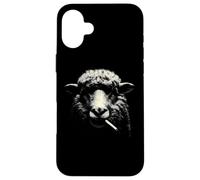 Carcasa para iPhone 16 Plus Ovejas Fumadoras Humor Oscuro Ovejas Negras