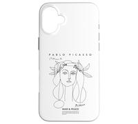 Carcasa para iPhone 16 Plus Pablo Picasso Guerra y Paz Dibujo Arte PAPL2205