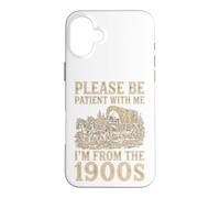 Carcasa para iPhone 16 Plus Paciente Conmigo, Soy del Humor de vagón de la década de 1900