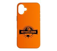 Carcasa para iPhone 16 Plus Países Bajos Globe Stars World Cup Football
