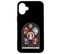 Carcasa para iPhone 16 Plus Papa Católico Santo Santo Religioso Vaticano