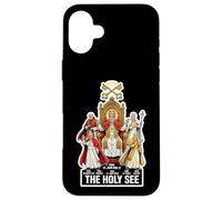 Carcasa para iPhone 16 Plus Papa Católico Santo Santo Religioso Vaticano