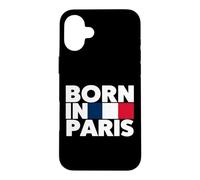 Carcasa para iPhone 16 Plus Parisian, J'aime Paris, Born in Paris Illustration Graphic
