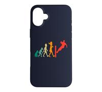 Carcasa para iPhone 16 Plus Parkour Evolution Human Deporte Extremo Deporte Freerunning Atleta