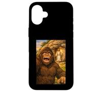 Carcasa para iPhone 16 Plus Pascua Meme Bigfoot Selfie Jesús Resurrección Cristiano