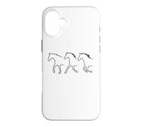 Carcasa para iPhone 16 Plus Paso - Trab - Galop - Caballos