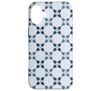 Carcasa para iPhone 16 Plus Pastel Blue Leaves Petals Stars Ice Snowflakes