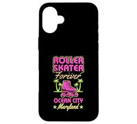 Carcasa para iPhone 16 Plus Patinador Forever Ocean City Maryland Beach