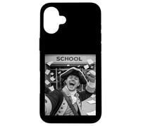 Carcasa para iPhone 16 Plus Patriota Último Día De Escuela Vacaciones De Verano Divertido Meme Selfie