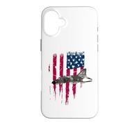 Carcasa para iPhone 16 Plus Patriotic F-4 Phantom The Mcdonnell Douglas America - Camiseta con la Bandera