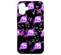 Carcasa para iPhone 16 Plus Patrón de Calavera de Galaxia, Rosas, Pastel, gótico, diseño estético