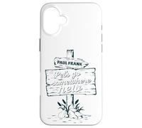 Carcasa para iPhone 16 Plus Paul Frank Let's Go Somewhere Nueva Aventura