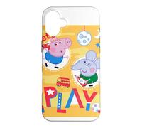 Carcasa para iPhone 16 Plus Peppa Pig Let's Play