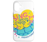 Carcasa para iPhone 16 Plus Peppa Pig Sing
