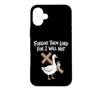 Carcasa para iPhone 16 Plus Perdónalos Señor Porque no lo haré