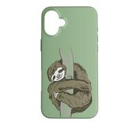 Carcasa para iPhone 16 Plus Perezoso Abrazando Relajado Dormir Adolescente Cansado Perezoso Lento