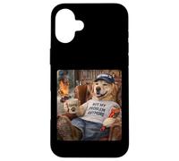 Carcasa para iPhone 16 Plus Perro Labrador Retriever Jubilado 2026, ya no es mi Problema