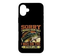 Carcasa para iPhone 16 Plus Pesca Estoy en la Otra línea de Pesca
