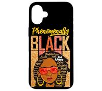 Carcasa para iPhone 16 Plus Phenomenally Black Girl Magic Melanin Love Mujeres Niñas Mamá