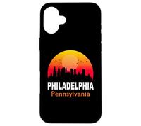 Carcasa para iPhone 16 Plus Philadelphia Pennsylvania Vintage Retro City State USA