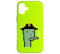 Carcasa para iPhone 16 Plus Pixel Art generativo de Degen Smokers Club #392 de NFT Ravencoin