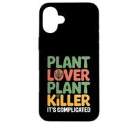Carcasa para iPhone 16 Plus Plant Lover Plant Killer It's Complicated -