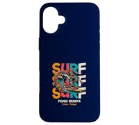 Carcasa para iPhone 16 Plus Portugal Ericeira Pedra Branca Surfing Wave Rider Holiday