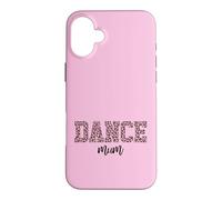 Carcasa para iPhone 16 Plus Práctica de Baile con Estampado de Leopardo para Madre de Bailarina