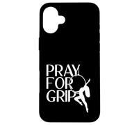 Carcasa para iPhone 16 Plus Pray For Grip - Aro para Antena de Amor, Regalo de Yoga aéreo