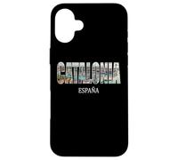Carcasa para iPhone 16 Plus Prefectura de Cataluña España Ciudad Establecido Diseño Vintage