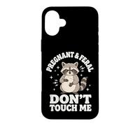 Carcasa para iPhone 16 Plus Pregnant and Feral Don't Touch Me