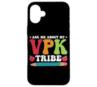Carcasa para iPhone 16 Plus Pregúntame sobre mi Profesor Orgulloso de la Tribu VPK