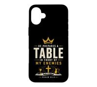 Carcasa para iPhone 16 Plus Prepara una Mesa Delante de mis Enemigos Salmo 23:5