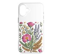 Carcasa para iPhone 16 Plus Pressed Wildflower Meadow Florist Botanical Art