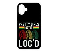 Carcasa para iPhone 16 Plus Pretty Girls Got It Loc'd Hair Afro Lover Melanina Dreadlock