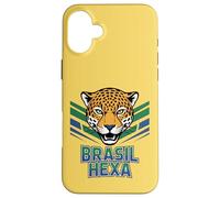 Carcasa para iPhone 16 Plus Pride Brasil Selecao Home Cheer Country Flag Spirit Game Day