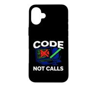 Carcasa para iPhone 16 Plus Programmer Code Not Calls Introvert Developer