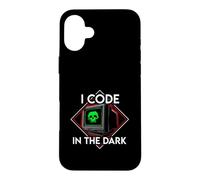 Carcasa para iPhone 16 Plus Programmer I Code In The Dark Retro Hacker Skull