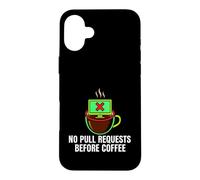 Carcasa para iPhone 16 Plus Programmer No Pull Requests Before Coffee