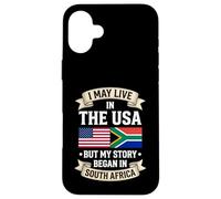 Carcasa para iPhone 16 Plus Puede Que Viva en Estados Unidos, Pero mi Historia comenzó en Sudáfrica
