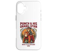 Carcasa para iPhone 16 Plus Punch y su orangután Valiente pequeño Explorador 2026