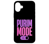 Carcasa para iPhone 16 Plus Purim Mode On Funny Purim Jewish Costume Happy Purim